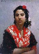 Raimundo Madrazo Gitana oil